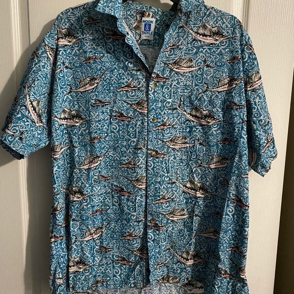 Vintage Hook And Tackle Outfitters Fishing Shirt Vintage Hook And Tackle Outfitters Fishing Shirt